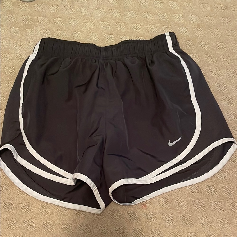 Nike Black and White Athletic Shorts